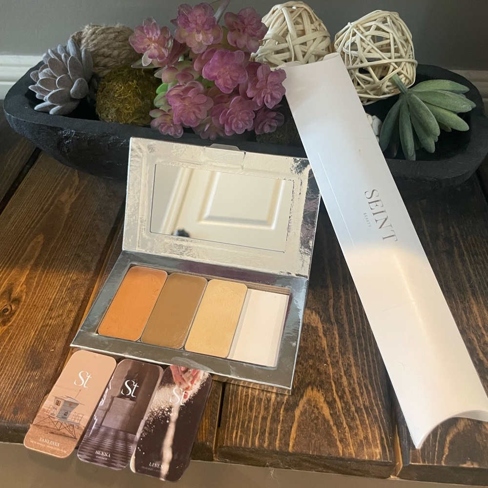 Seint Palette - Henna, Tanlines, Linen, III Brush included